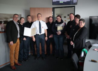 Bei der Feuerwehr Ratingen gab es einen Grund zur Freude. Foto: FW Ratingen