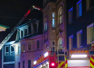 Am Samstag kam es in der Wülfrather Fußgängerzone zu dem Brand. Foto: Kling