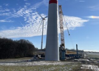 Die neuen Anlagen im Windpark Birkenkopf. Foto: KMW
