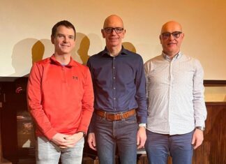 Ralph Schneider, Burkhard Schmidt und Jürgen Rüth stehen an der Spitze des TTR08. Foto: privat