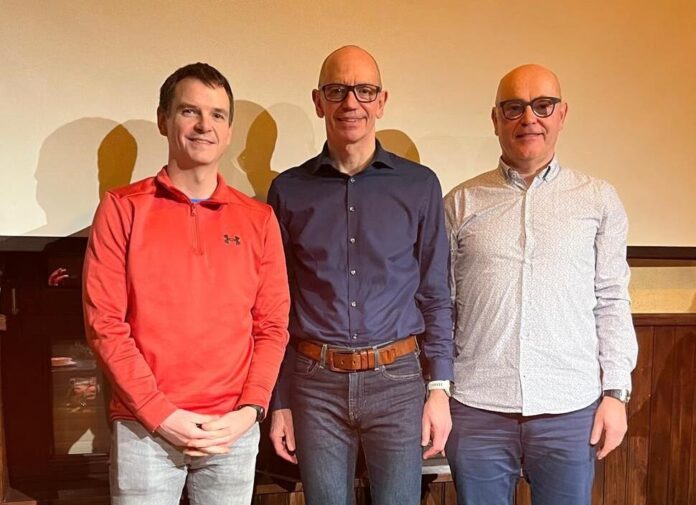 Ralph Schneider, Burkhard Schmidt und Jürgen Rüth stehen an der Spitze des TTR08. Foto: privat