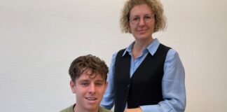 Mettmanner als  NRW-Sportler des Jahres nominiert Ende des vergangenen Jahres hatte Bürgermeisterin Sandra Pietschmann Tim Torn Teutenberg ins Rathaus eingeladen, damit er sich ins Goldene Buch der Stadt einträgt. Archivfoto: Kreisstadt Mettmann