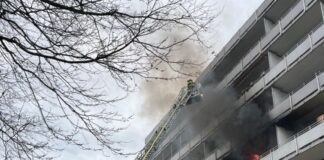 Verletzt wurde bei dem Brand niemand. (Handout)