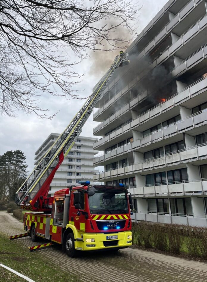 Verletzt wurde bei dem Brand niemand. (Handout)