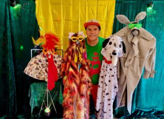 Die Kindertheaterreihe im LUX geht mit den „Bremer Stadtmusikanten“ in die nächste Runde. Foto: Theater Tom teuer