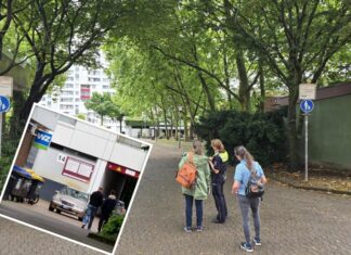 Der Berliner Platz soll tatsächlich eine autofreie Zone werden - derzeit gibt es Probleme. Fotos: Alexander Heinz