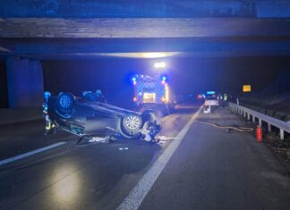Ein Blick auf die Unfallstelle. Foto: Feuerwehr Essen