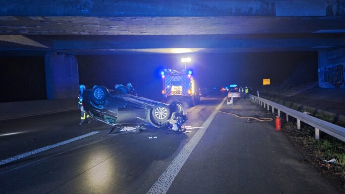 Ein Blick auf die Unfallstelle. Foto: Feuerwehr Essen