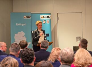Ina Brandes, Ministerin für Kultur und Wissenschaft des Landes Nordrhein-Westfalen, war zu Gast in Ratingen. Foto: Alexander Heinz