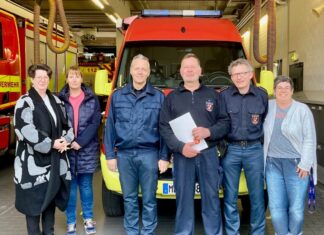 Die Überraschung war groß beim Dienstbeginn. Foto: FW Ratingen