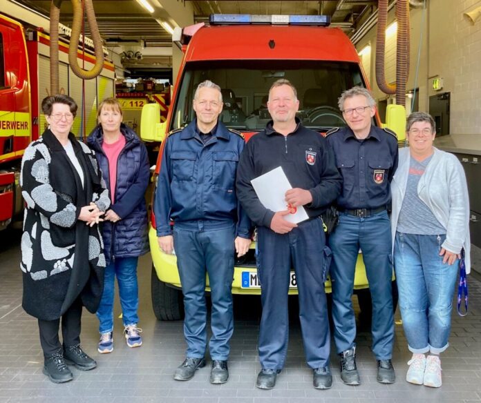 Die Überraschung war groß beim Dienstbeginn. Foto: FW Ratingen