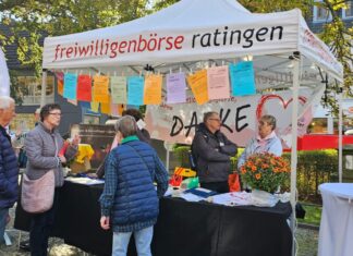 Vor Ort baut die Freiwilligenbörse einen Infostand auf. Foto: privat