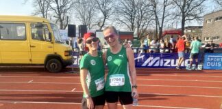 Andrea Adam und Tracy Heinrich gingen unter anderem auf die Strecke. Foto: TuS 08 Lintorf