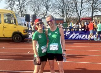 Andrea Adam und Tracy Heinrich gingen unter anderem auf die Strecke. Foto: TuS 08 Lintorf