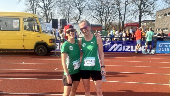 Andrea Adam und Tracy Heinrich gingen unter anderem auf die Strecke. Foto: TuS 08 Lintorf
