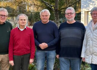 Der neue Vorstand der AG 60plus der SPD. Foto: SPD Haan