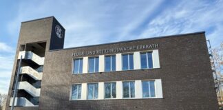 Das neue Gebäude am Clever Feld beherbergt unter anderem den Notarztdienstort des Kreises Mettmann. Foto: SPD Erkrath