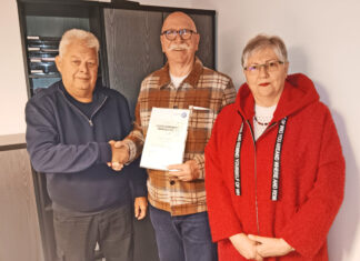 Thomas Stockter (Vorsitzender), Wilfried Hesmert und Claudia Freund (Geschäftsführerin). Foto: privat
