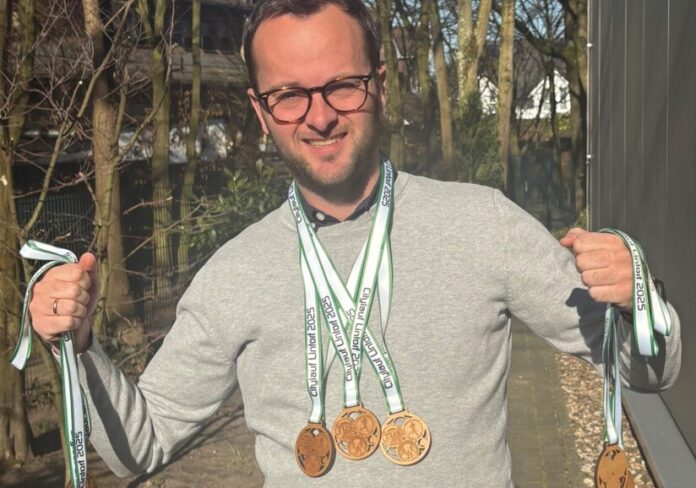 Die Medaillen für den Citylauf sind eingetroffen, Foto: TuS 08 Lintorf