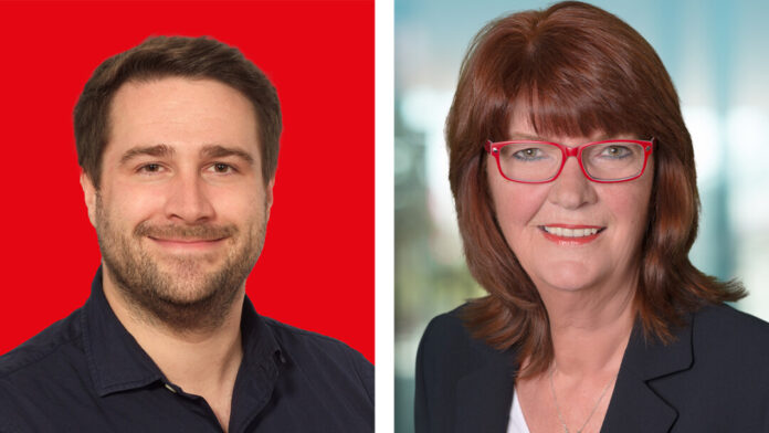 Rosa-Maria Kaleja und Pat Kreß von der Ratinger SPD. Fotos: SPD Ratingen