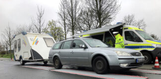Die Polizei bietet erneut die beliebte Verwiegeaktion für Wohnwagen und Wohnmobile an. Foto: Polizei/Archiv