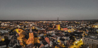 Ratingen aus der Luft. Foto: Alexander Heinz