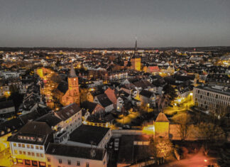 Ratingen aus der Luft. Foto: Alexander Heinz