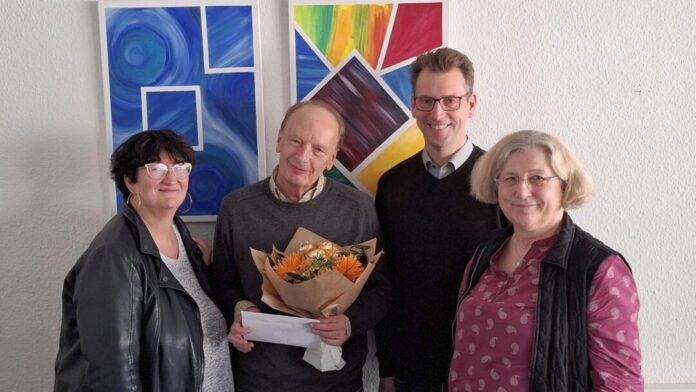 Dagmar Argow, Lucjan Drobny, Tim Jacobs, Nora Lenz. Foto: Betreuungsverein der Diakonie im Kirchenkreis Düsseldorf-Mettmann