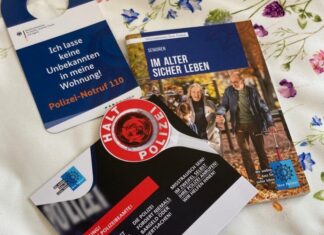 Zum Thema Kriminalprävention gibt es auch jede Menge Informationsmaterial, das zur Mitnahme bereitlag. Foto: Stadt Ratingen
