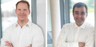 Dr. Arik Drebes (Chefarzt des Endoprothetikzentrums an der Fachklinik 360°) und PD Dr. Ali Harati (Chefarzt für Neurochirurgie und Wirbelsäulenchirurgie an der Fachklinik 360°). Fotos: Fachklinik 360°