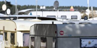 Blick auf einen gut gefüllten Campingplatz - auch andere Campingplätze Nordrhein-Westfalens könnten in den Osterferien gut besucht sein.
