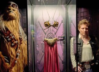Der filmhistorische Star Wars-Bikini von Prinzessin Leia ist fortan im BikiniARTmuseum ausgestellt. Erstanden haben ihn die Museumsmacher im Juli 2024 bei Heritage Auctions in Dallas. Foto: Marc Stibbe