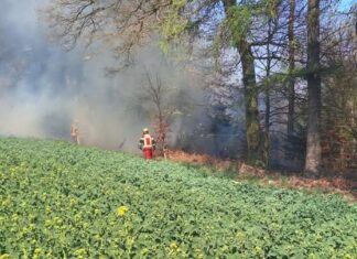 Die Feuerwehr Velbert im Einsatz in Neviges. Foto: FW Velbert