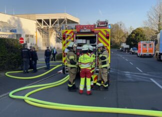 Die Feuerwehr Haan war an der Büssingstraße im Einsatz. Foto: Feuerwehr Haan