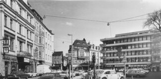So sah es damals aus: Der Grendplatz in den Siebzigern. Foto: Steeler-Archiv