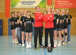 Die B-Jugend im Handball des TuS 08 Lintorf kann noch Spielerinnen gebrauchen. Foto: TuS 08 Lintorf