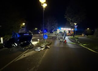 An der Heiligenhauser Straße kam es zu dem Unfall. Foto: FW Ratingen