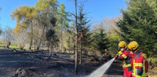 Die Feuerwehr im Einsatz in Neviges. Foto: FW Velbert