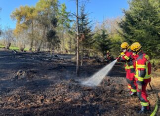 Die Feuerwehr im Einsatz in Neviges. Foto: FW Velbert