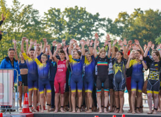 Organisationsleiter Georg Mantyk (li.) freut sich in diesem Jahr am 21. September die jungen und die erfahrenen Triathletinnen und Triathleten beim Stadtwerke Ratingen-Triathlon. Foto: Stadtwerke Ratingen Triathlon/ Julian Richter