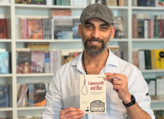 "Lippenstift und Blut": Samer Al Najjar liest aus seinem neuen Buch vor. Foto: Caritas