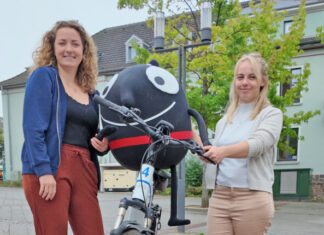 Carolin Hennig und Muriel Liebergall vom Klimaschutz-Team der Stadt. Foto: Stadt Heiligenhaus