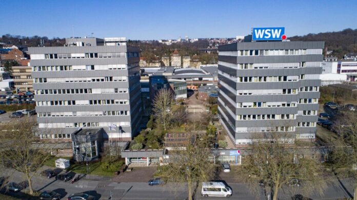 Die Verwaltungshäsuer der WSW an der Brombergerstraße. Foto: WSW