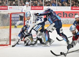 Packende Finalserie: Am Ende setzten sich die Dresdner Eislöwen knapp durch.