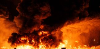 Kilometerweit war die Rauchsäule nach dem Feuer in Ahlen zu sehen. Jetzt steht die ungefähre Schadenshöhe fest. 