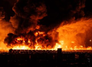 Kilometerweit war die Rauchsäule nach dem Feuer in Ahlen zu sehen. Jetzt steht die ungefähre Schadenshöhe fest. 