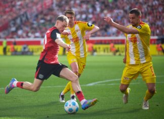 Florian Wirtz feierte fünf Wochen nach seiner Verletzung sein Comeback. 