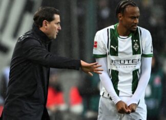  Nathan Ngoumou (r) verletzte sich nach dem Spiel bei St. Pauli schwer.