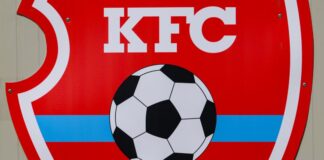 Das Wappen des insolventen Fußballvereins KFC Uerdingen 05.