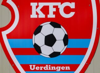 Das Wappen des insolventen Fußballvereins KFC Uerdingen 05.
